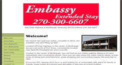 Desktop Screenshot of embassyextendedstay.com